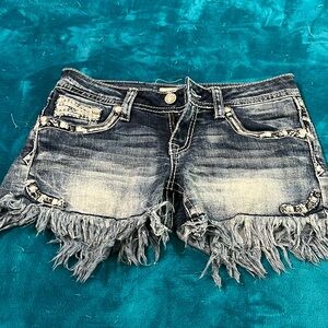 Size 27 Grace in LA Denim Shorts